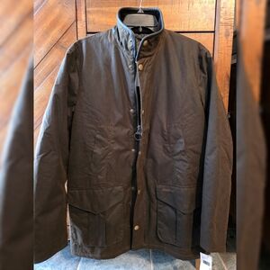 NWT! Barbour Hereford Waxed Jacket, Size Small